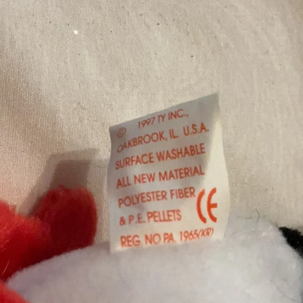 Ty Beanie Baby Puffin Beanie Baby Plush - Puffer - Black, White, Red, Yellow